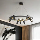 lustre led moderne design industriel pour décoration intérieure