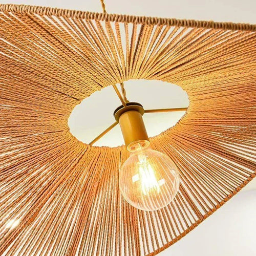 suspension japonaise en corde de chanvre pour décoration moderne - vue 7 sur 21
