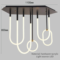 plafonnier moderne minimaliste de luxe pour intérieur élégant
