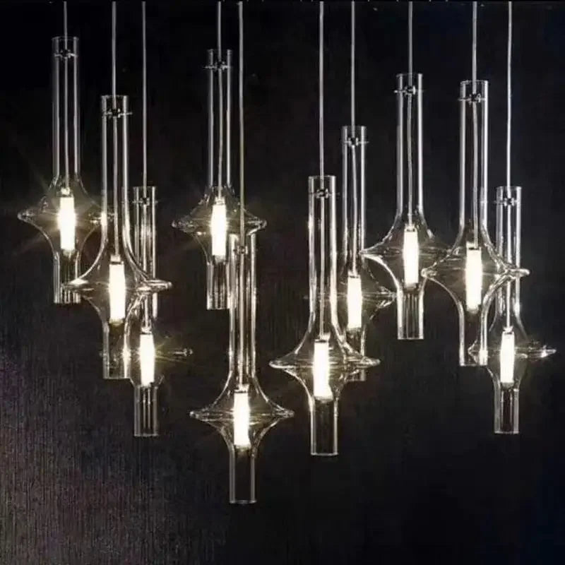 suspension en verre design nordique moderne pour décoration intérieure - vue 4 sur 10