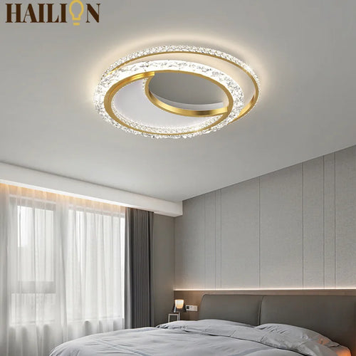 Plafond moderne à LEDs lampe lustre de luxe pour salon salle à manger chambre cuisine réglable décor à la maison luminaire