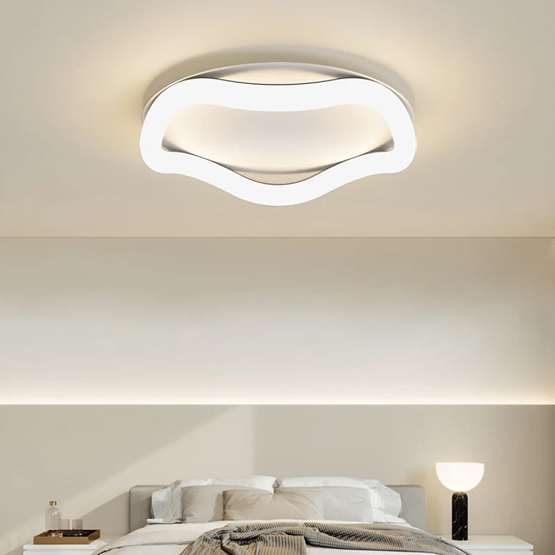 plafonnier simple avec télécommande et intensité réglable pour intérieur - vue 5 sur 8