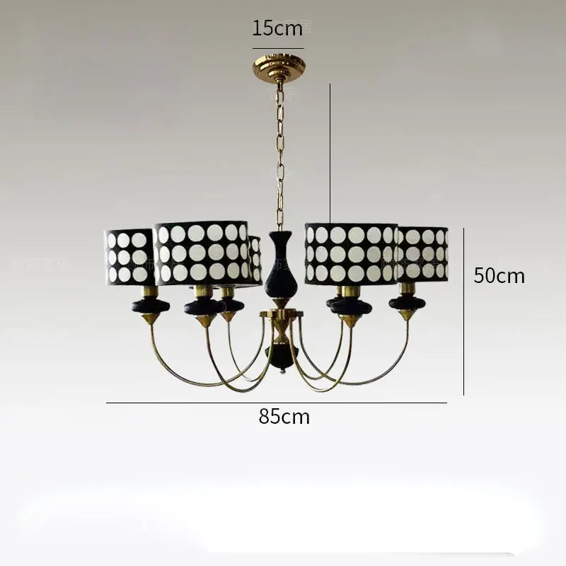 lustre en cuivre moderne pour hôtel et décoration intérieure - vue 12 sur 12