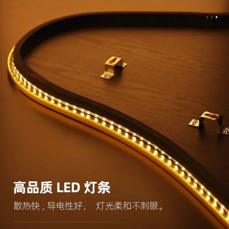 applique murale led lune peinture haute qualité suspendue - vue 6 sur 9