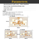 lustre en verre moderne pour décoration intérieure élégante