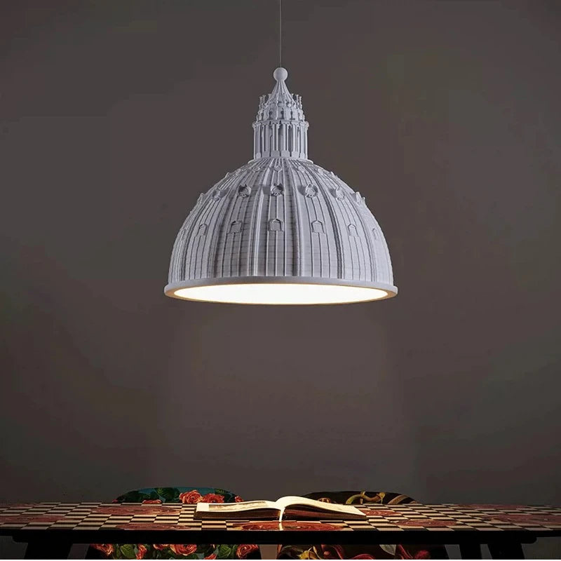 Italie rétro résine Led St Paul'S église suspension lumières pour salon chambre hôtel suspension lampe hall décor luminaires