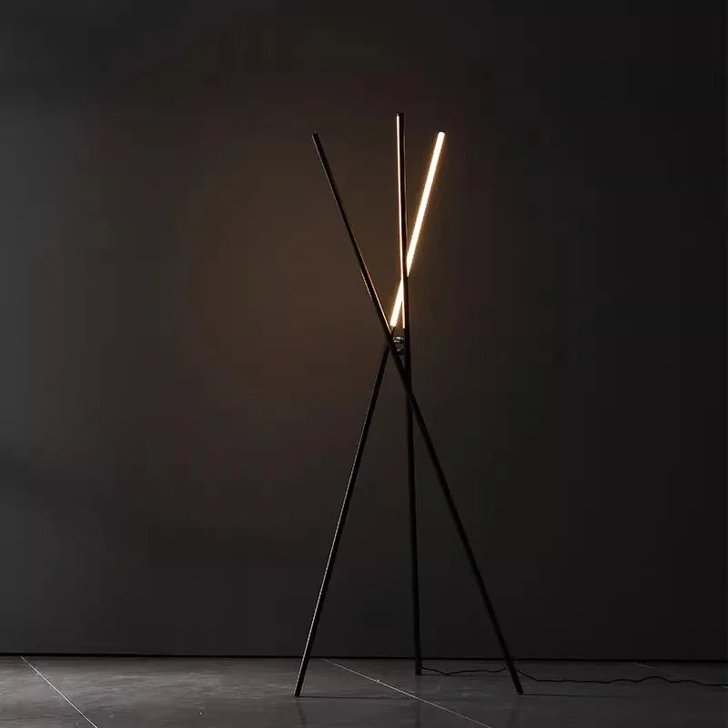 Minimalisme moderne lampadaire LED salon canapé côté créativité atmosphère lampadaires chambre interrupteur au pied luminaires