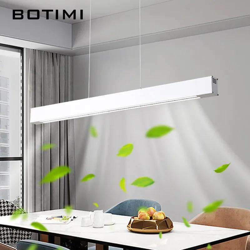 botimi moderne ventilateur led 220v télécommande longue