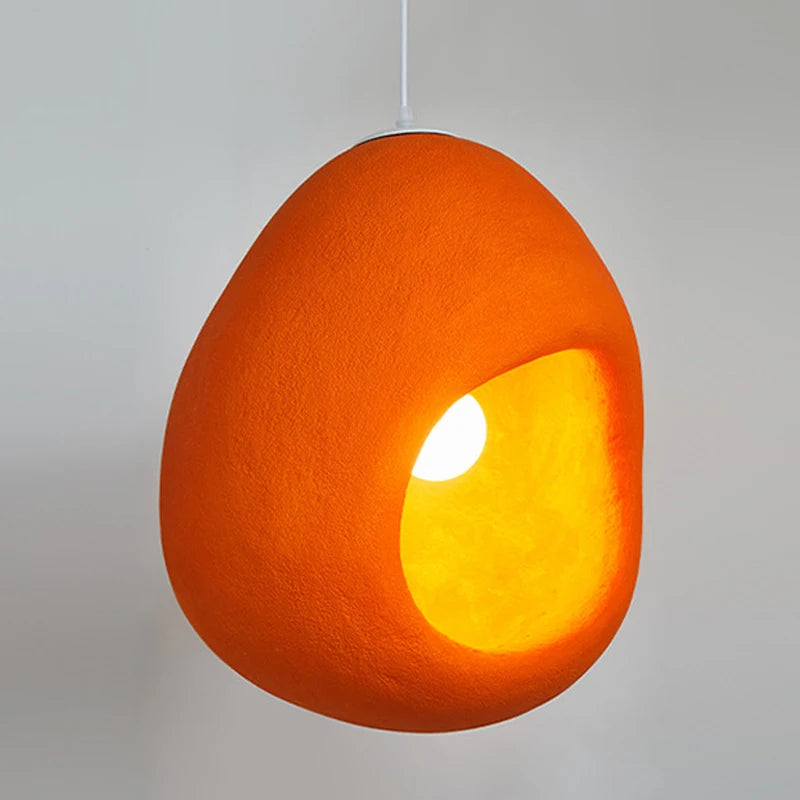 suspension style nordique wabi sabi led pour café - vue 6 sur 7