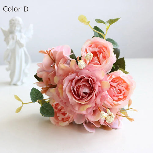 bouquet de fleurs artificielles pour décorations de mariage et automne - vue 11 sur 12