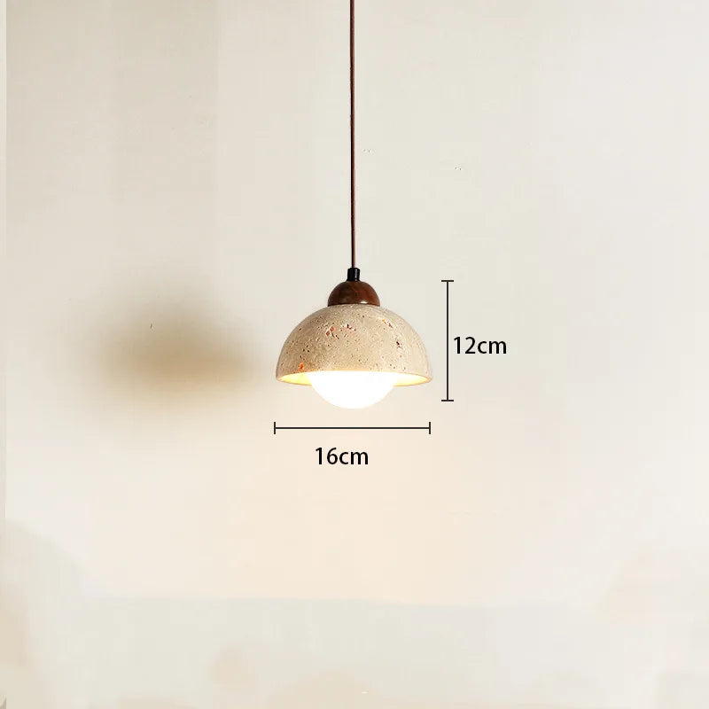 suspension sandyha rétro led créative petite pierre trou - vue 7 sur 15
