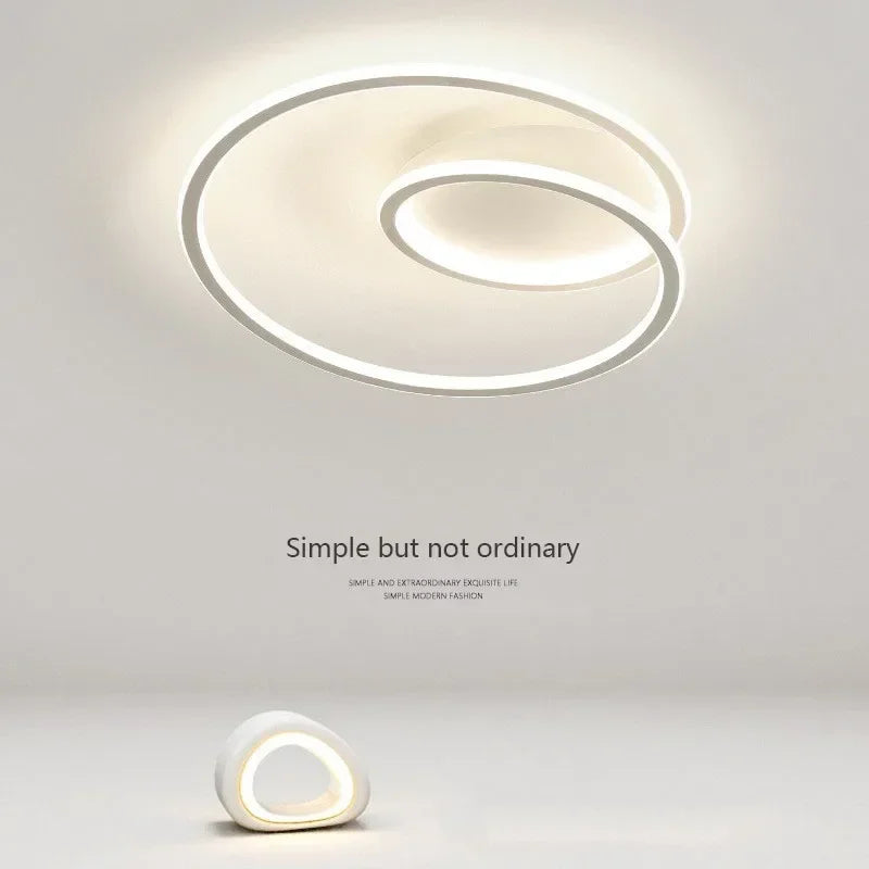 LED moderne Simple plafonnier allée Lustre pour salon salle à manger étude chambre décoration de la maison intérieur luminaire Lustre