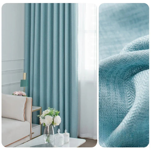 Rideau occultant moderne style ins pour salon chambre - vue 13 sur 13