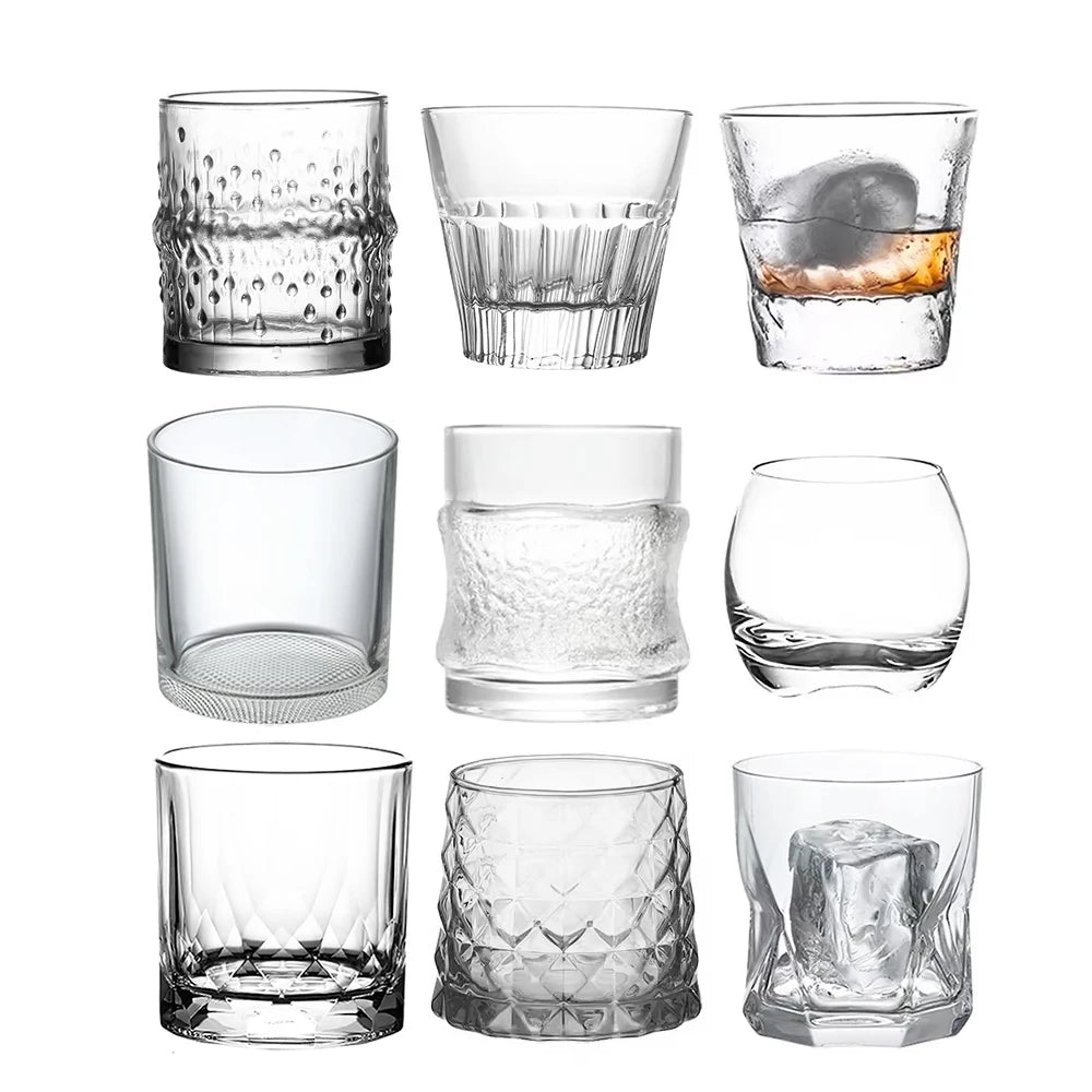 verres a whisky design facette resistants maison