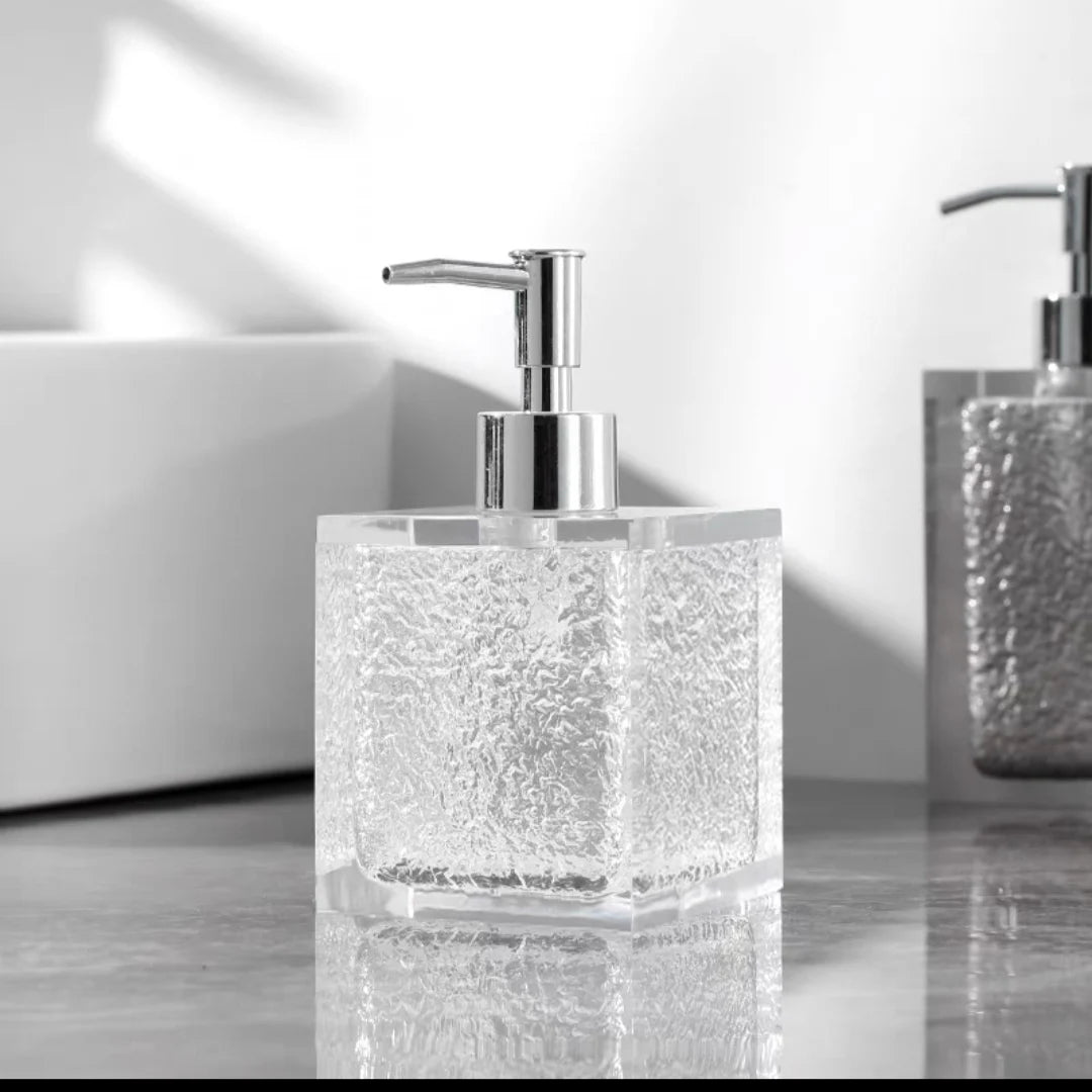 distributeur de désinfectant mains résine rechargeable portable savon lotion - vue 4 sur 16