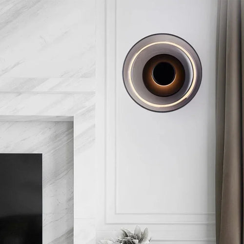 applique murale led moderne en verre pour décoration intérieure nordique - vue 5 sur 8