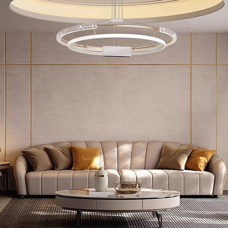 lustre moderne de luxe à led pour éclairage intérieur - vue 7 sur 11