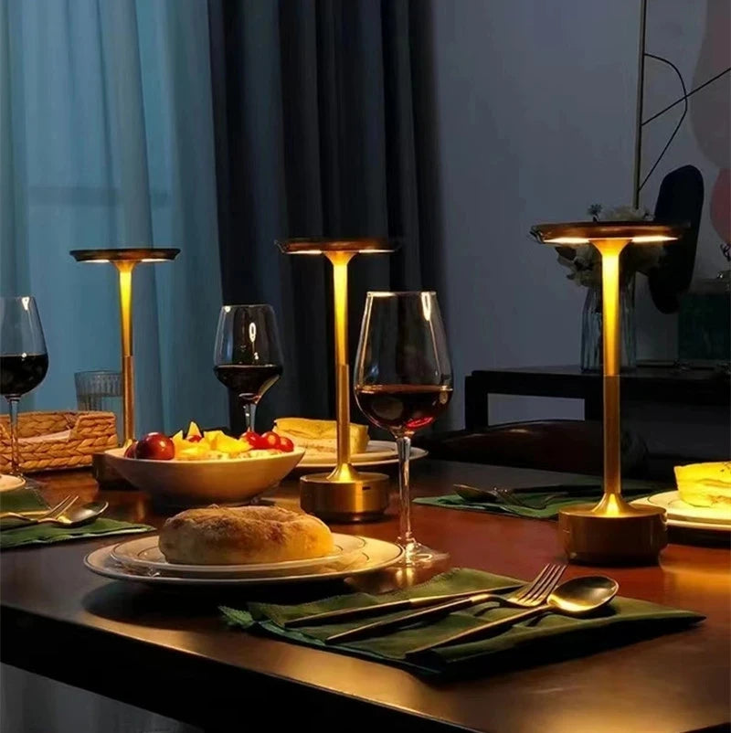 lampe de table rechargeable avec gradation d'atmosphère pour restaurant et bar - vue 3 sur 11