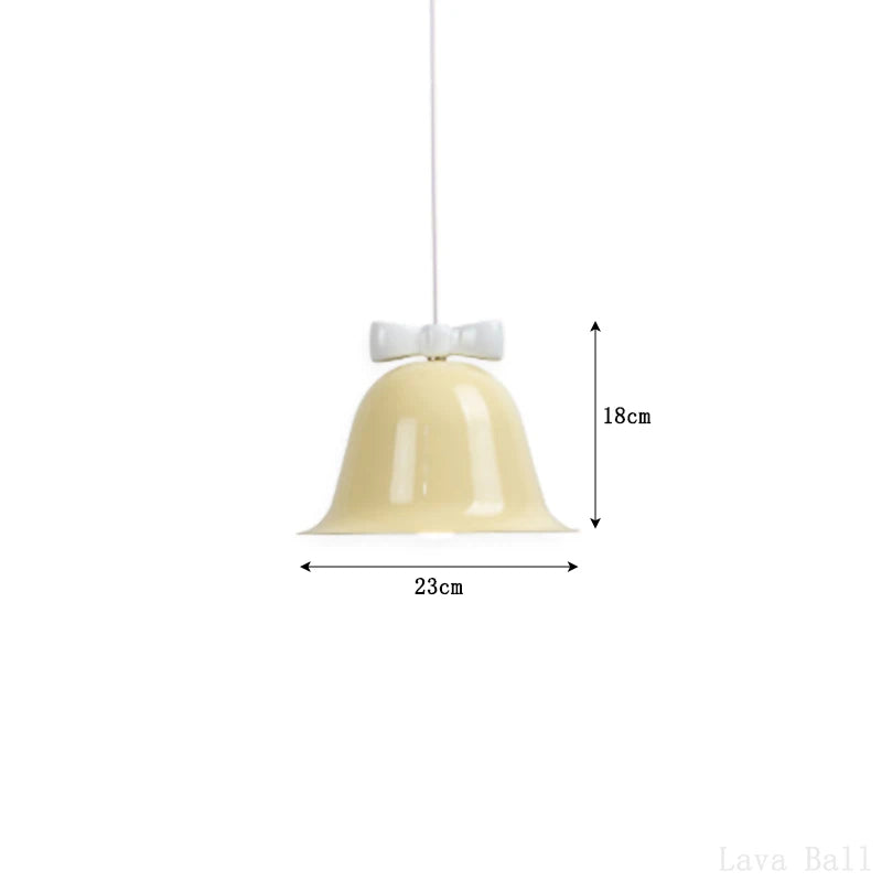 suspension modernes en forme de cloche avec nœud décoratif - vue 11 sur 20