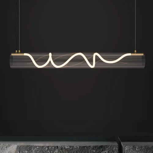 lustre design acrylique pour éclairage décoratif intérieur - vue 3 sur 7