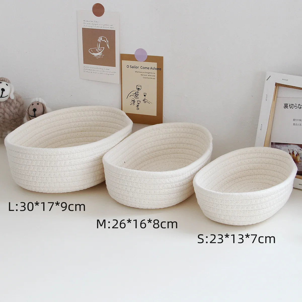 paniers de rangement multifonctionnels pour bureau et jouets enfants - vue 7 sur 10