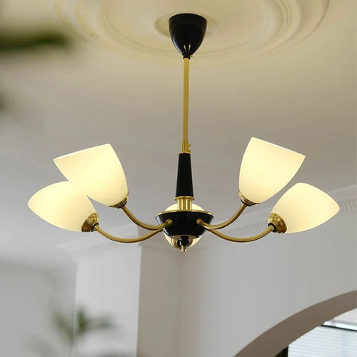 lustre à led moderne design nordique pour intérieur élégant - vue 2 sur 11