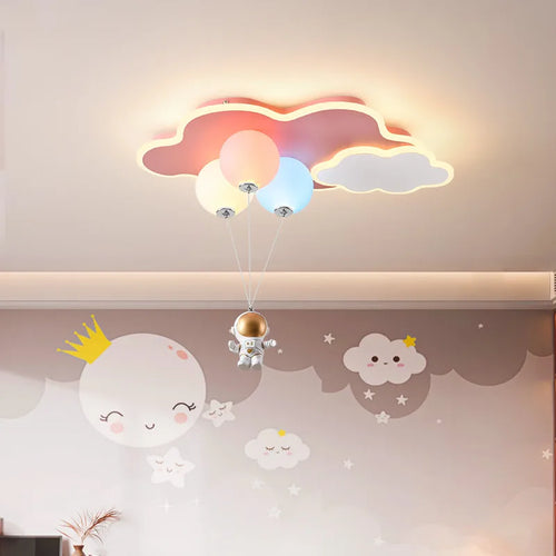 plafonnier nuage pour décoration enfant et espace intérieur - vue 3 sur 12