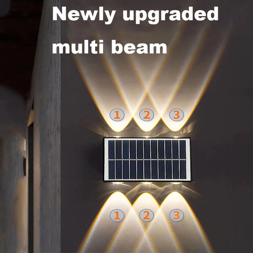 applique murale solaire led moderne pour extérieur décoratif - vue 6 sur 14