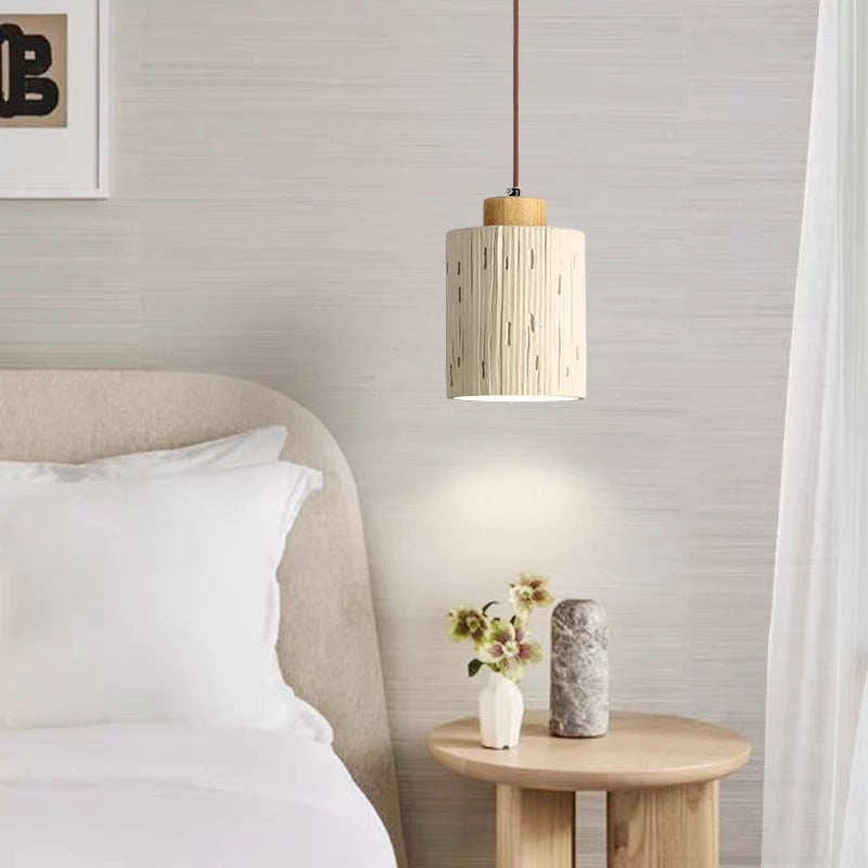 lustre en ciment micro-vent style rustique pour restaurant et bar - vue 4 sur 8