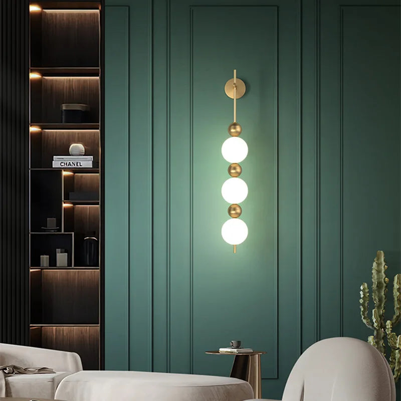 applique murale led créative en forme de boule décorative pour la maison - vue 5 sur 10