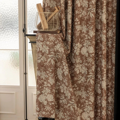 Rideau occultant moderne motifs floraux pour salon chambre