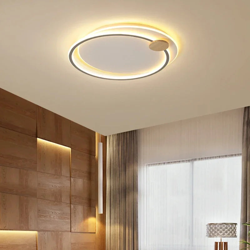 Plafonnier rond led moderne simple pour décoration d'intérieur