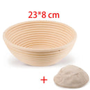 panier à pain en rotin naturel fait main pour fermentation de pâte au levain