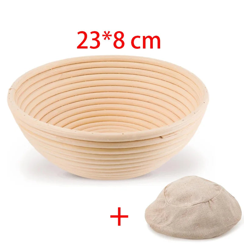 panier à pain en rotin naturel fait main pour fermentation de pâte au levain - vue 14 sur 21
