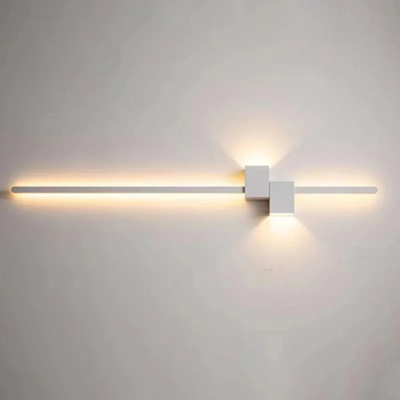 Applique murale led design nordique moderne luminaire décoratif monté en surface - vue 4 sur 12
