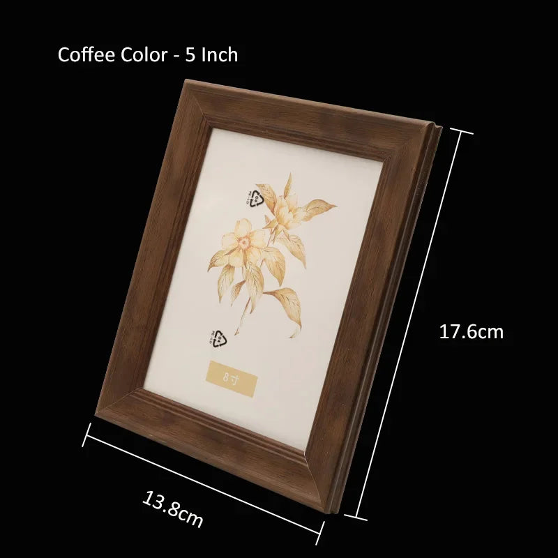 cadre photo rétro en plastique pour décoration murale et de table - vue 9 sur 20