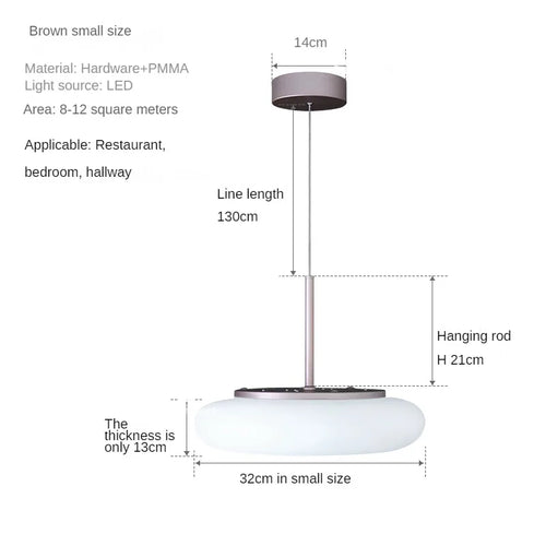 lustre circulaire à led moderne pour intérieur minimaliste - vue 13 sur 12