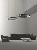 suspension circulaire en verre minimaliste italienne moderne et créative
