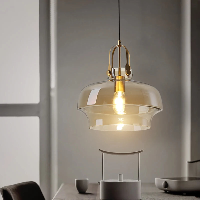 suspension en verre nordique pour décoration moderne de votre intérieur - vue 3 sur 9