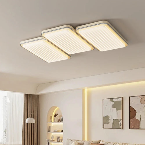 plafonnier led moderne design simple protection yeux et spectre complet - vue 2 sur 12