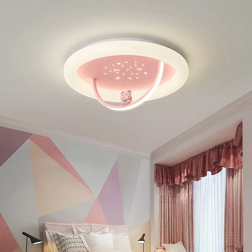 plafonnier mignon ours étoilé pour chambre enfant romantique - vue 2 sur 10