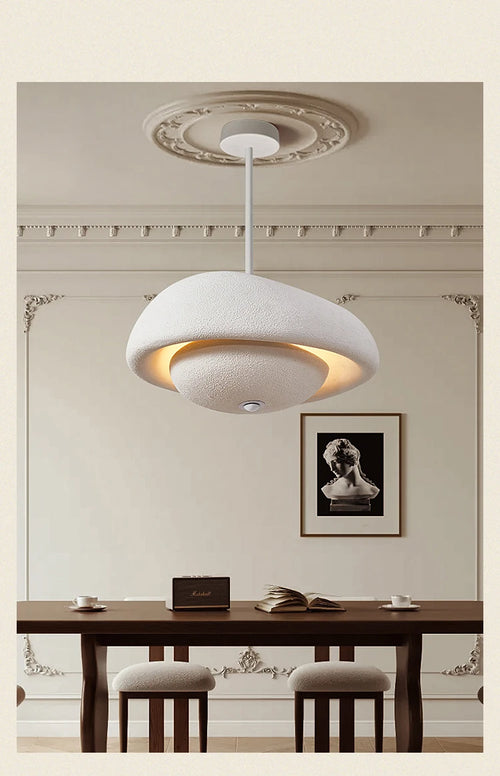 lustre moderne wabi-sabi design pour atmosphère créative et décorative - vue 6 sur 8