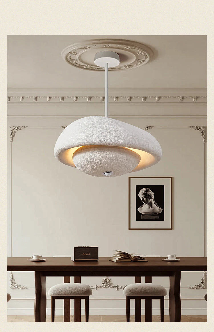 lustre moderne wabi-sabi design pour atmosphère créative et décorative - vue 5 sur 8