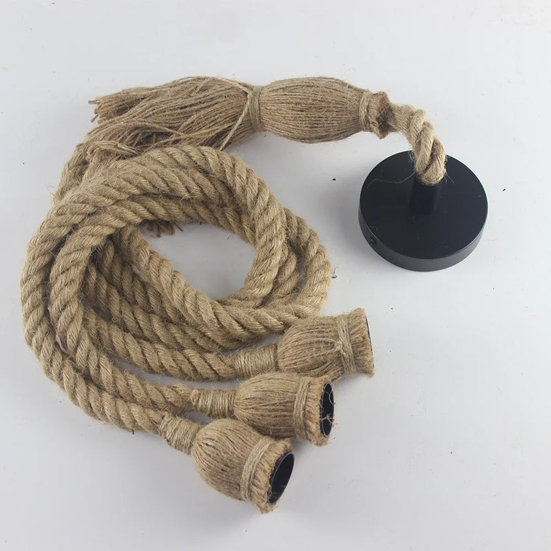 Chao Zan Douille E27 avec Câble 2m en Corde de Chanvre Tressée Suspension Luminaire en métal Vintage, Lustre Corde de Chanvre Rétro Interrupteur Kit Suspension Luminaire Cuisine Cave Loft Entrepôt (B Chao Zan Douille E27 avec Câble 2m en Corde de Chanvre Tressée Suspension Luminaire en métal Vintage, Lustre Corde de Chanvre Rétro Interrupteur Kit Suspension Luminaire Cuisine Cave Loft Entrepôt (B