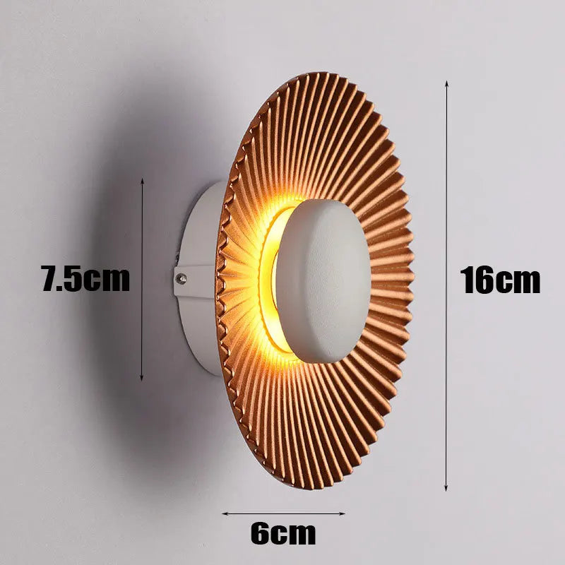 applique murale led moderne en métal pour décoration intérieure - vue 10 sur 11
