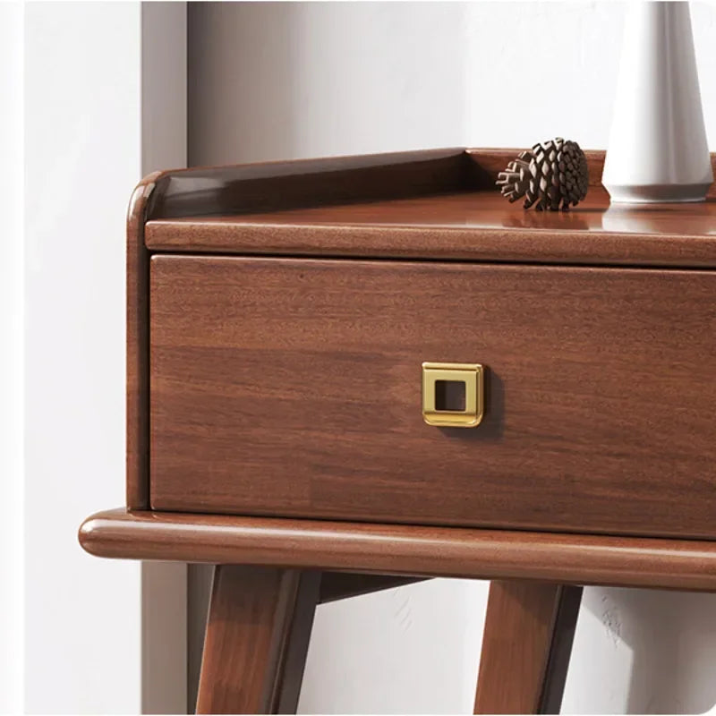 armoire à chaussures en bois avec tiroirs et banc intégré - vue 4 sur 7