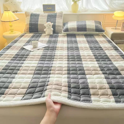 surmatelas en velours chaud pour un confort hivernal - vue 9 sur 15
