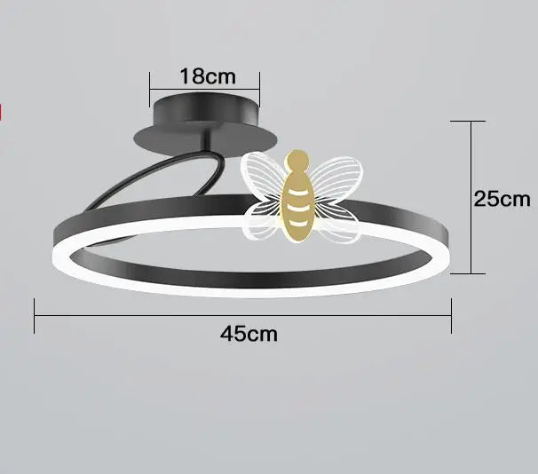 plafonnier led rond design pour éclairage intérieur moderne - vue 10 sur 14