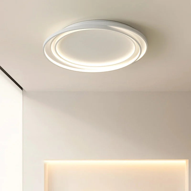 Plafonnier LED moderne pour salon salle à manger chambre Hall Ultra mince Lustre intérieur décoration de la maison luminaire Lustre