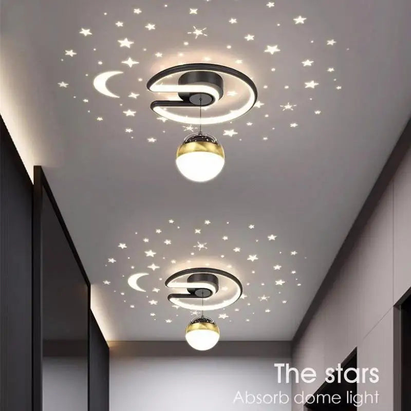 suspension boule led étoilée pour décoration intérieure et extérieure - vue 5 sur 9